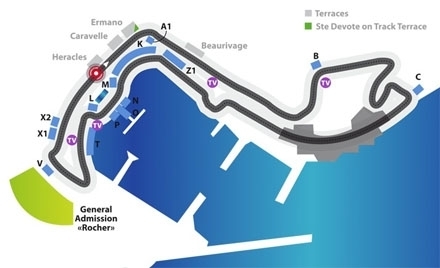 CIRCUITO DEL GP DI MONACO 2017 - BLUERENTAL AUTONOLEGGIO